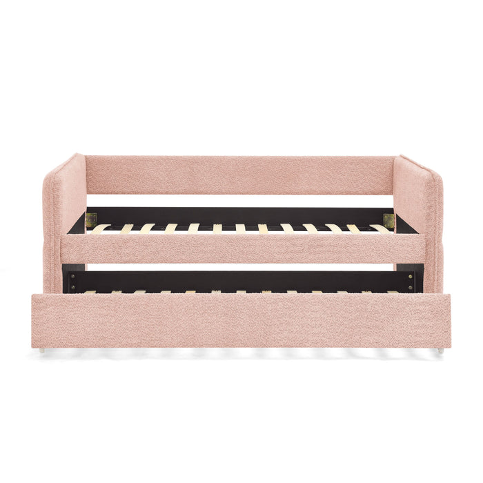 Upholstered Daybed With Pop Up Trundle