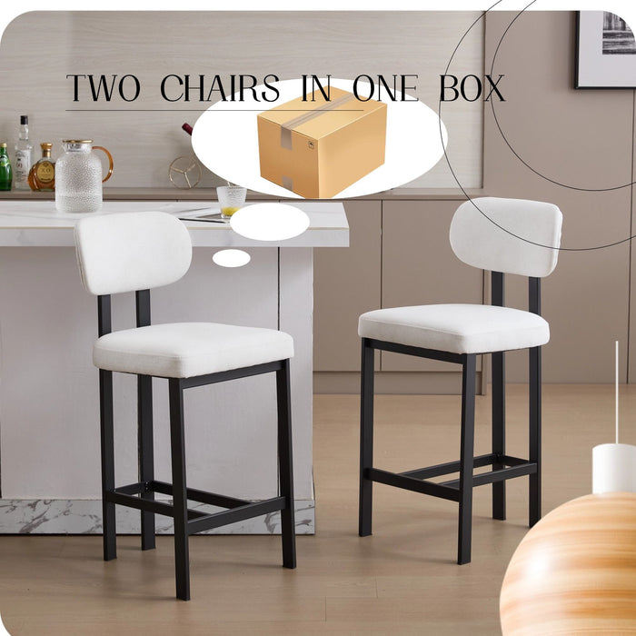 Modern Counter Height Stools (Set of 2)