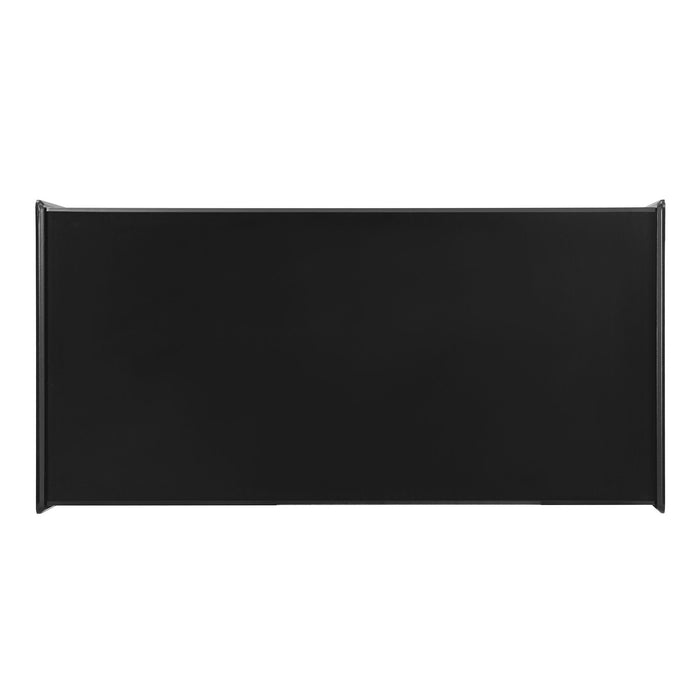 Modern Rectangle Coffee Table With 4 Drawers And 2 Display Shelves