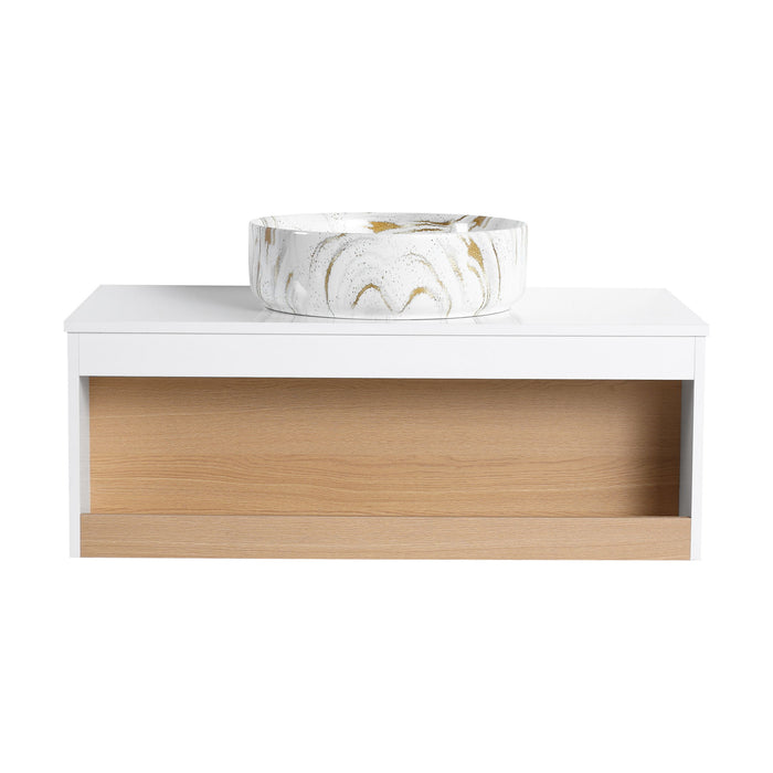 Floating Bathroom Vanity With Vessel Sink