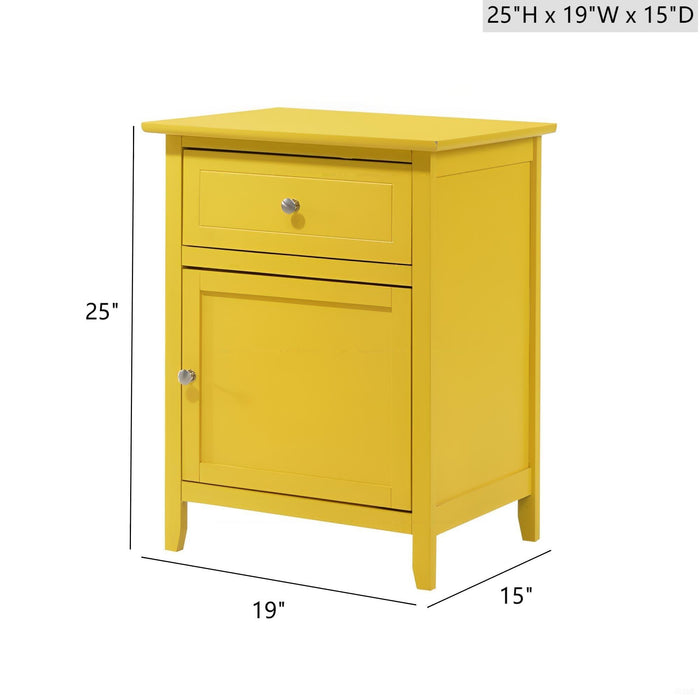 1 Drawer / 1 Door Nightstand