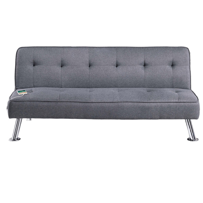 Tufted Sofa With USB Port For Living Room