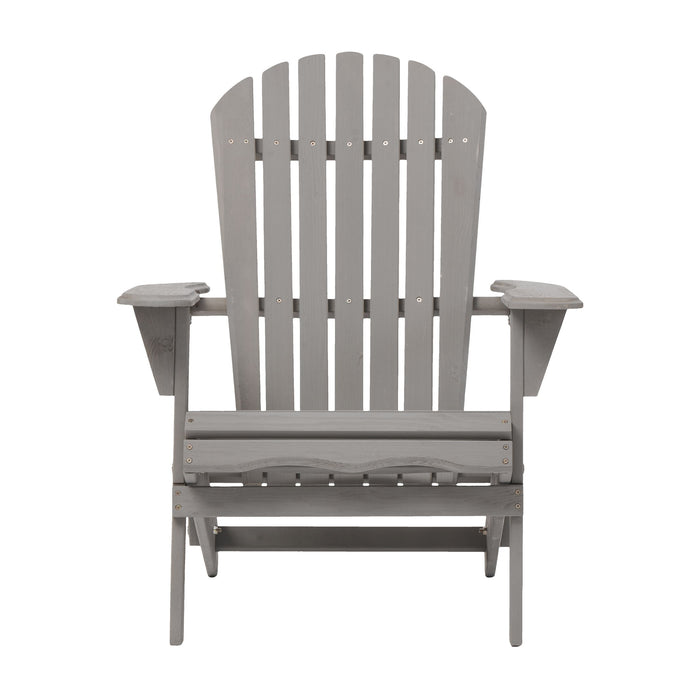 Oversize Outdoor Folding Adirondack Chair, Patio Chair For Garden