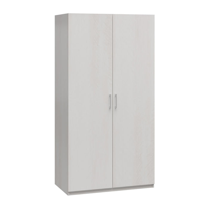 Suite Style Modular Extra Wide Wardrobe With Drawers - White
