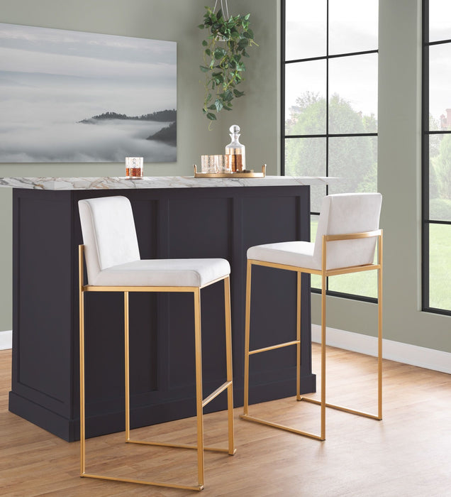 Fuji - Contemporary Design High Back Barstool