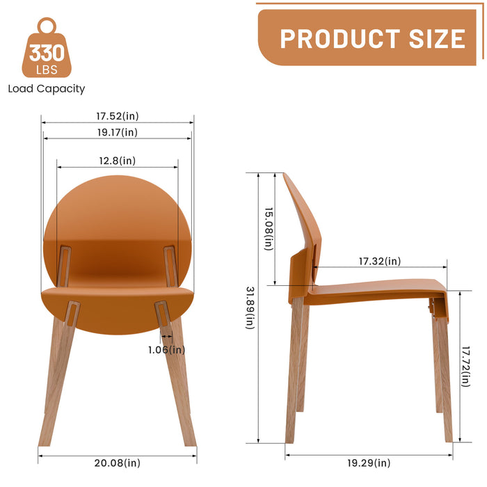 4 Piece Set Of Single Chairs With A Folding Square Table