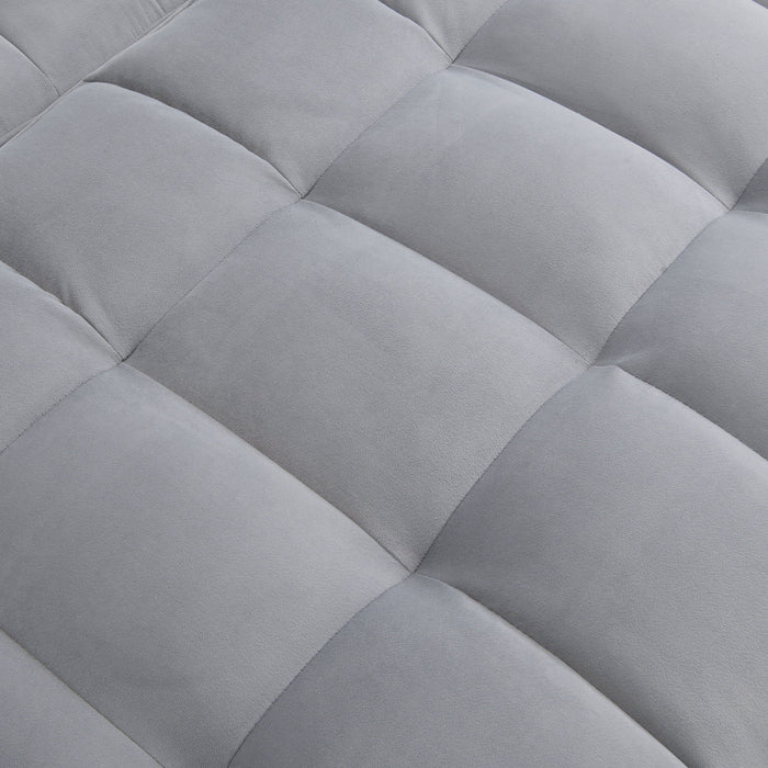 Modern Loveseat With Pullout Bed, Adjustable Reclining Backrest