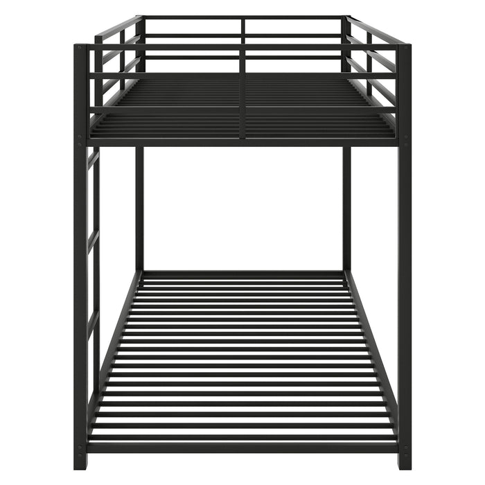 Metal Bunk Bed, Low Bunk Bed With Ladder