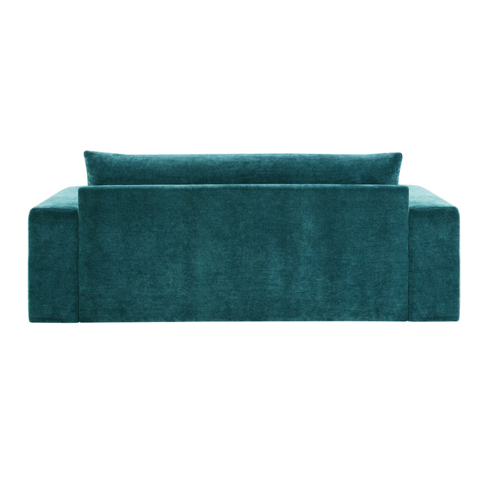 Upholstered 3 Seater Sofa With Wide Armrests
