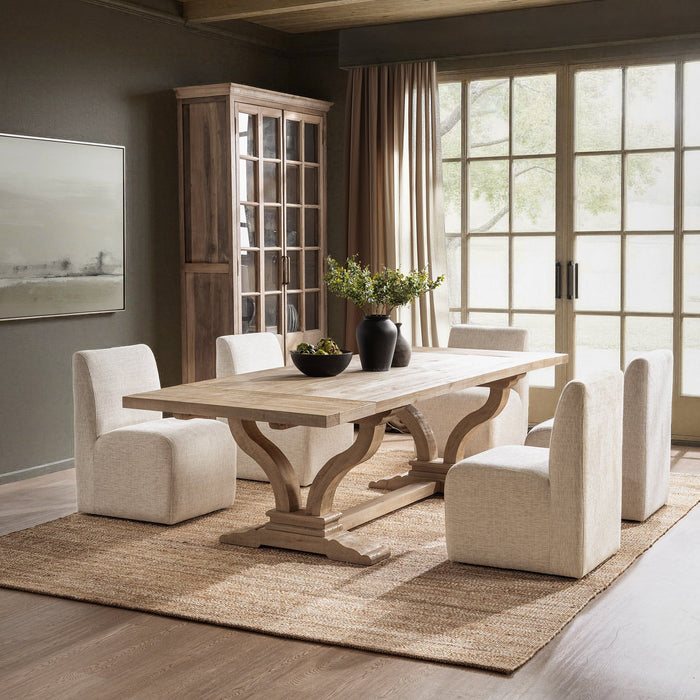 Julia - 86-110" Extension Dining Table - Soft Earth