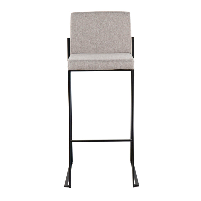 Fuji - Contemporary High Back Barstool Elegant Design