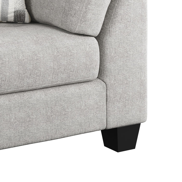 Myles - Chaise Sectional - Overcast