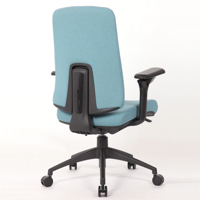 Office Chair With Mid Back Design, 5D Armrests And Multi Position - Blue