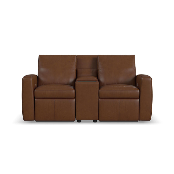 Aria - Power Reclining Loveseat With Console