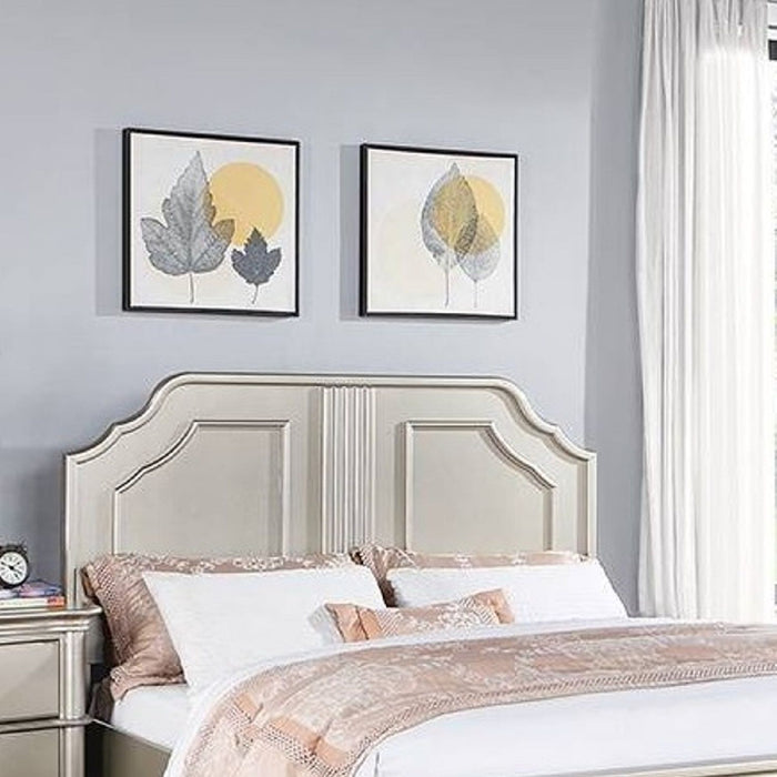 Traditional Design Panel Bed