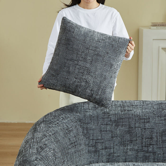 Curved Convertible Sofa, 2 In 1 Fold Out Bed With Pull Out Base And Deep Seat