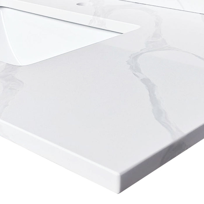 Bathroom Vanity Top With Undermount Single Bowl Sink