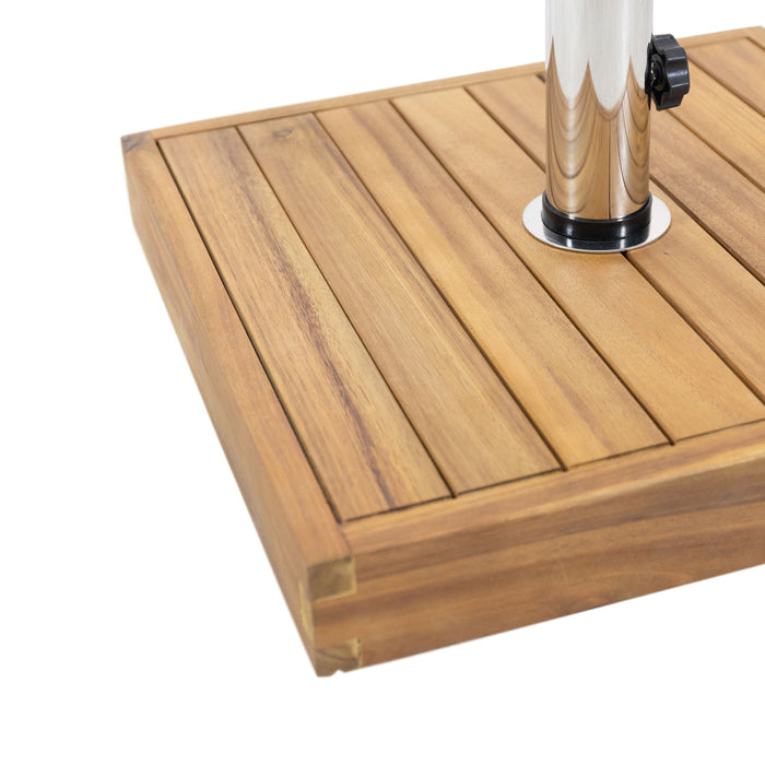 Ralph - Square Umbrella Base - Teak