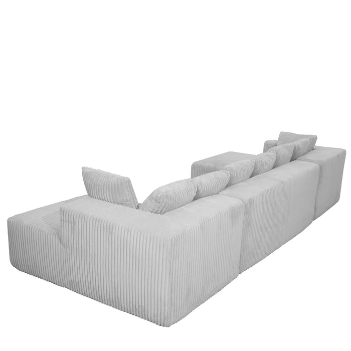 Modular U Shaped Sectional Sofa