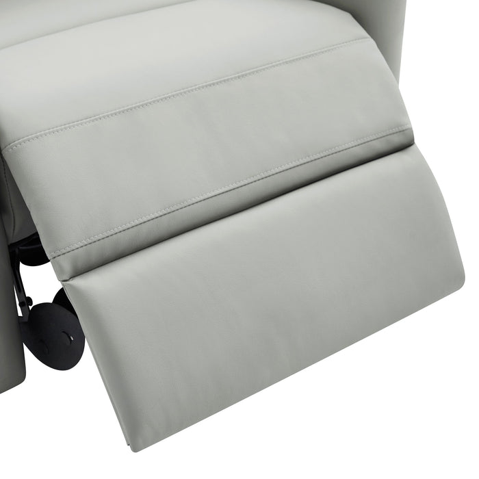 Manual Recliner Swivel Rocking Chair With 8 Point Massage And Heating