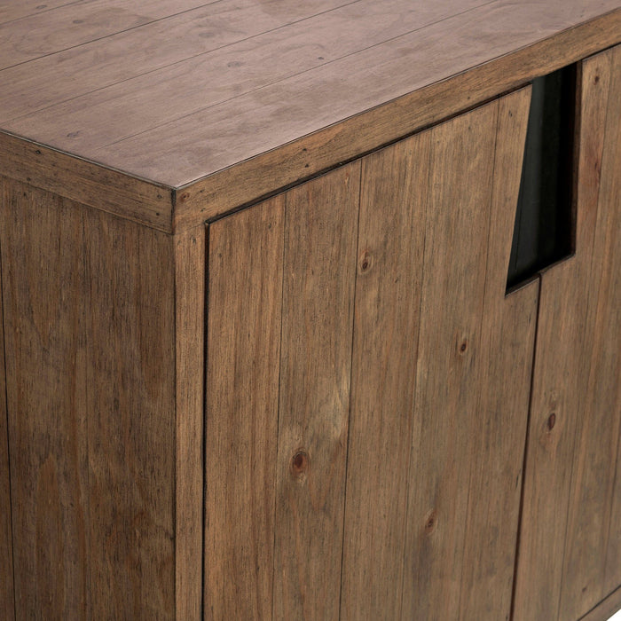 Lyra - 4 Door Buffet - Smoke Brown