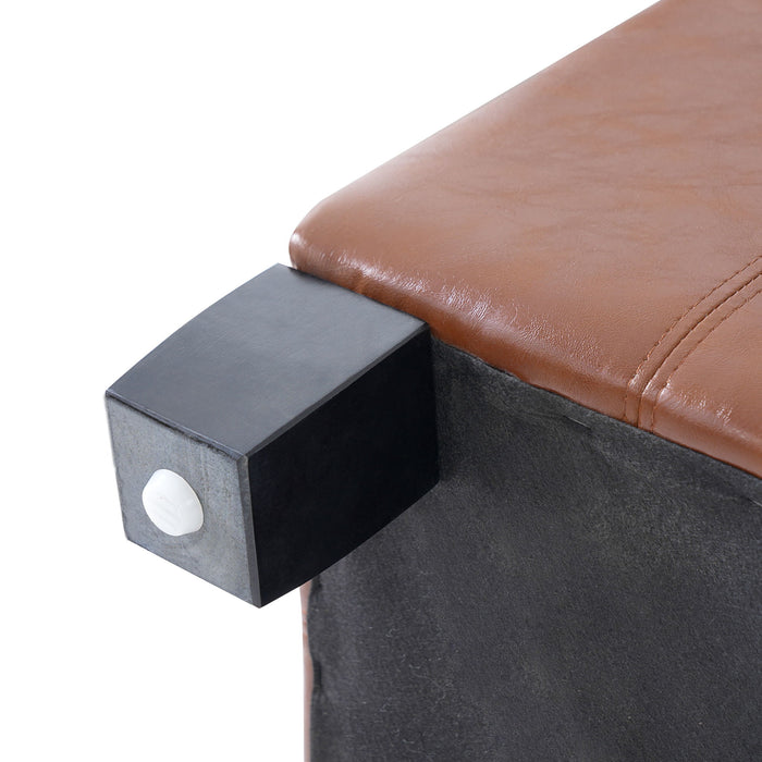 Square Tufted Indoor Ottoman With Lift-Top Storage