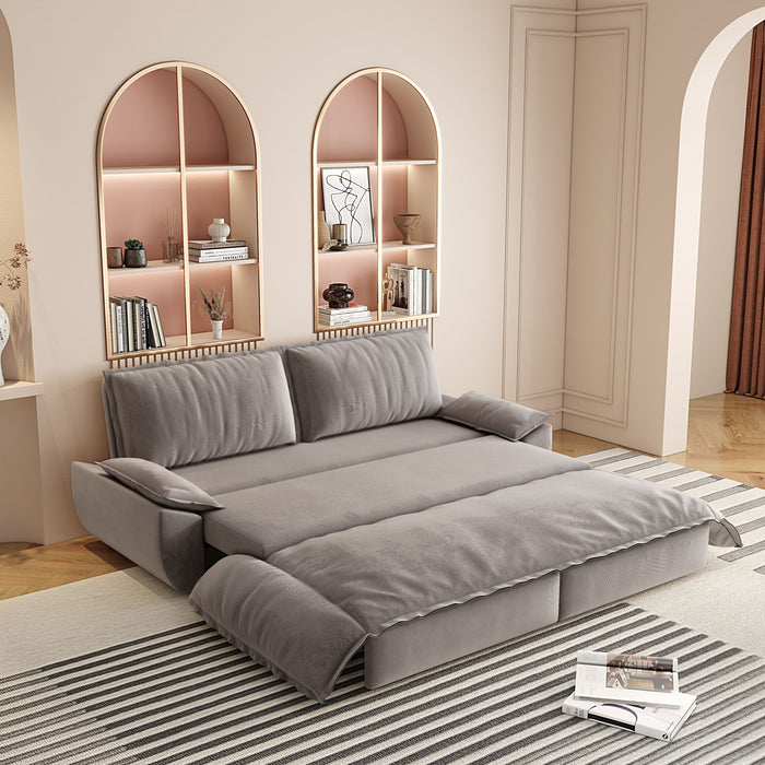 Queen Pull Out Bed, 3 In 1 Convertible Sleeper Sofa