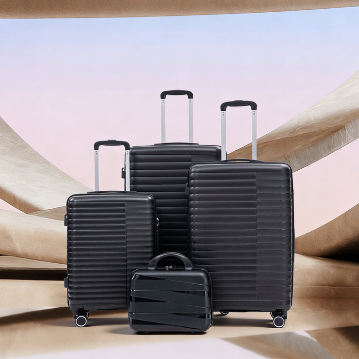 4 Piece Luggage Set, Combination Lock