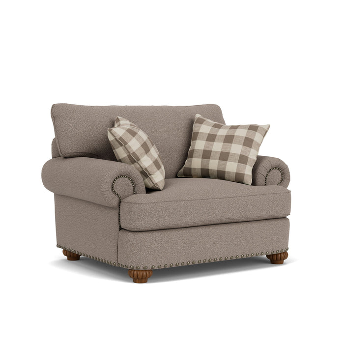 Patterson - Fabric Chair, Nailhead Trim