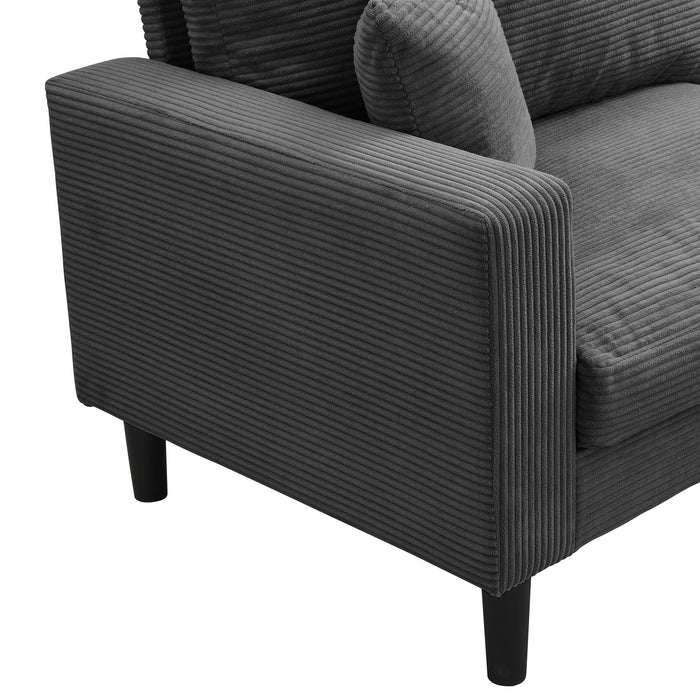 Modern Upholstered Resilience Three Seater Sofa