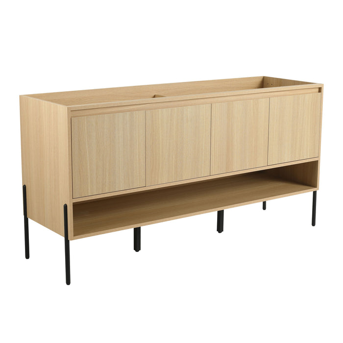 Freestanding Bathroom Vanity & Soft Close Cabinet Doors