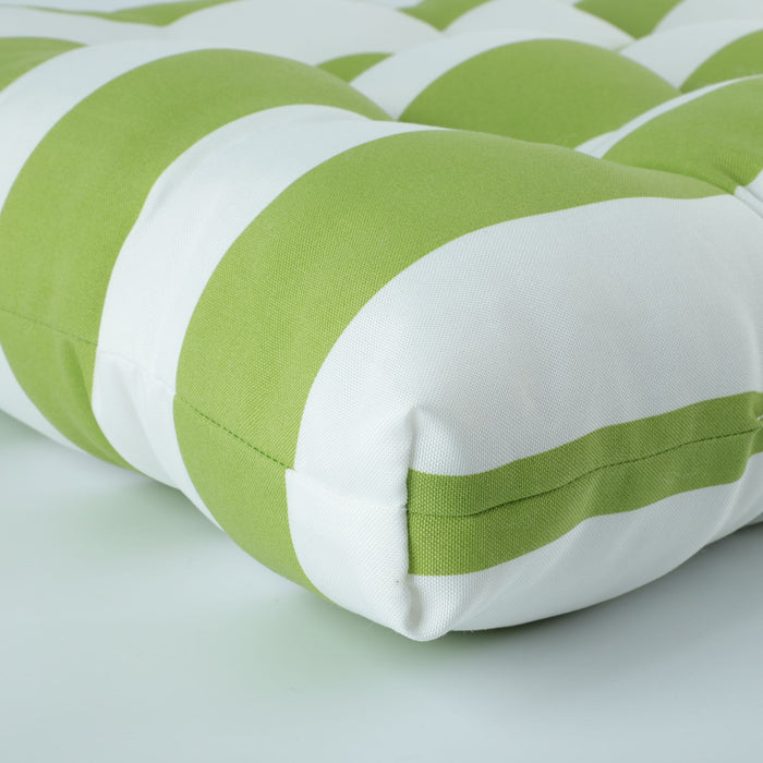 2 Piece High Back Patio Chair Cushion Set, Tufted Adirondack And Rocking Chair Cushions