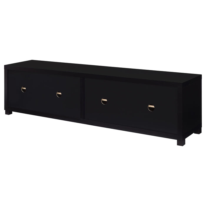 Arnaud - 4 Door TV Stand - Black
