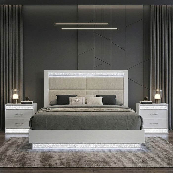 Glam - Bed With LED Headboard