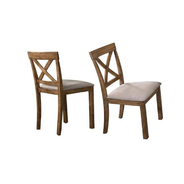 Dining Set With Table, Bench And 4 Chairs - Oak
