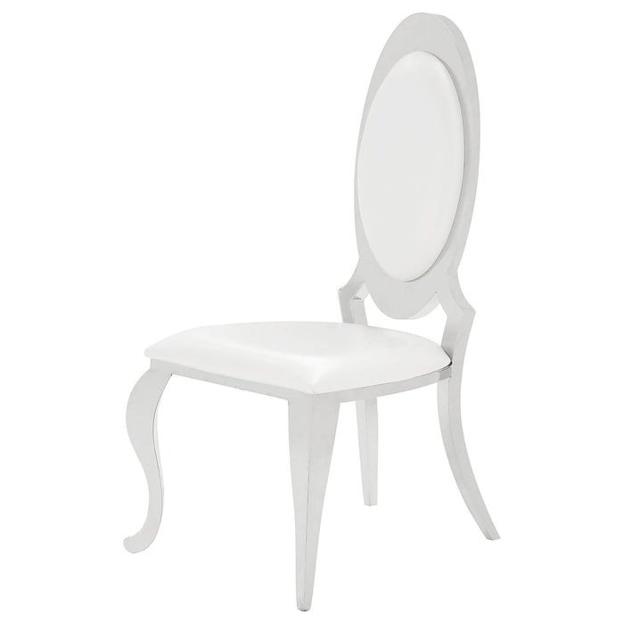Chester - Upholstered Dining Side Chair (Set of 2) - Creamy White