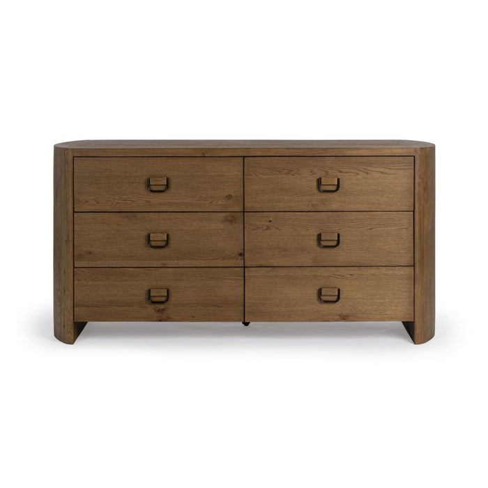 Kyrie - 6 Drawer Dresser - Tawny Brown