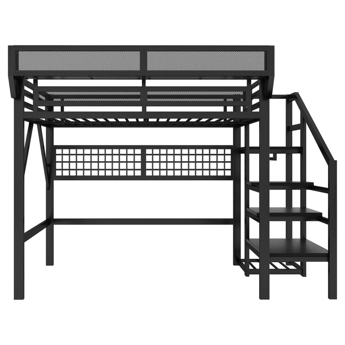 Loft Bed With Stairs And Storage
