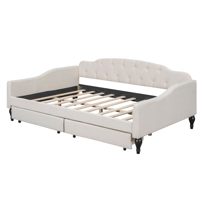 Upholstered Tufted Daybed