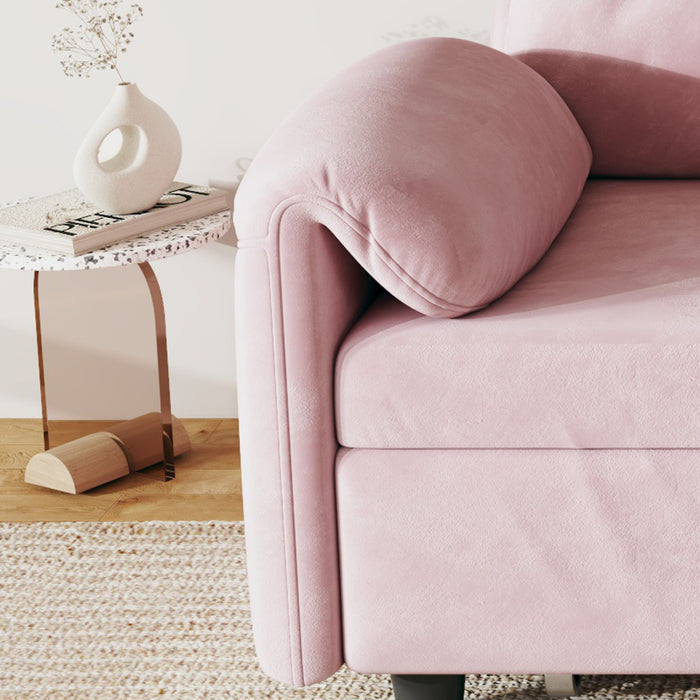 Sofa, Dual Purpose Lounge With Retractable Queen Size Bed