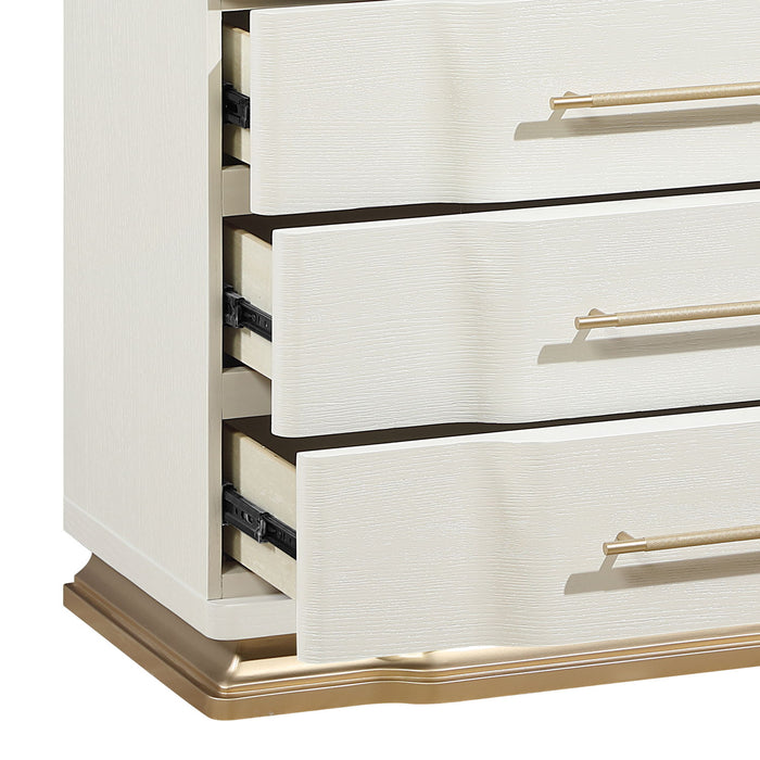 Lexington - 3 Drawer Nightstand - Beige