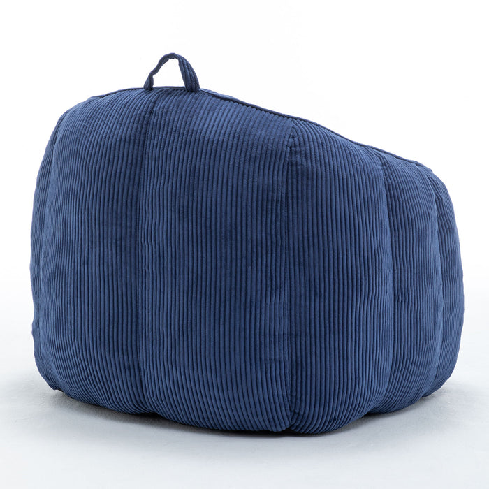 Giant Bean Bag Chair Sofa For Living Room - Dark Blue