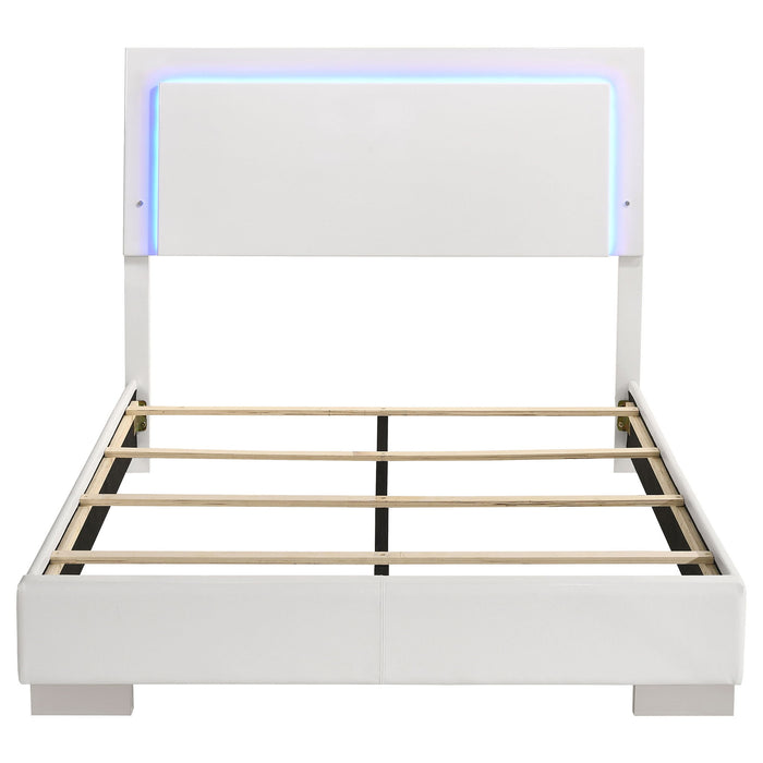 Felicity - LED Panel Bed With Built In Lighting