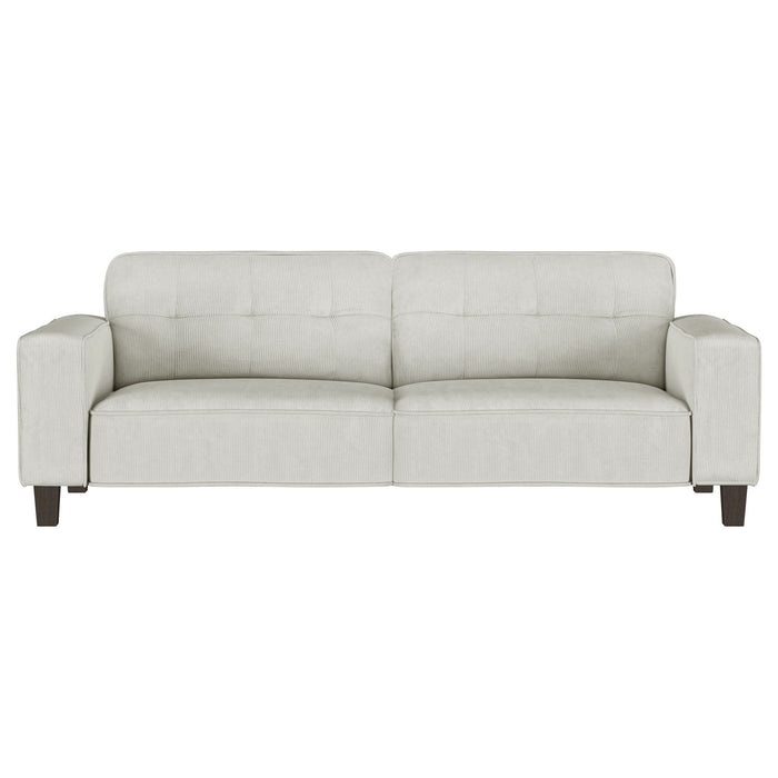 Evoke - Upholstered Tufted Sofa - Greige
