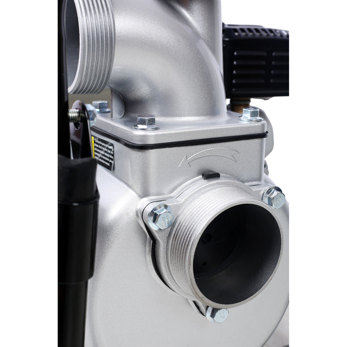 Honda - Gx160 Engine Water Pump 3" 264Gpm With Accessories Kit And Handle Wheel Kit - Black / Red