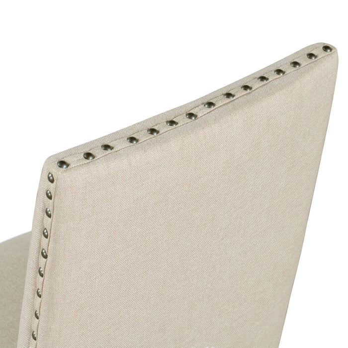 Upholstered Dining Chairs With Nailhead (Set of 2)