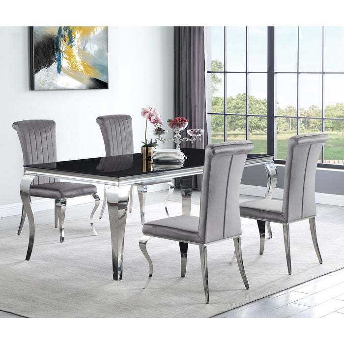 Elegant Upholstered Side Chairs (Set of 4)