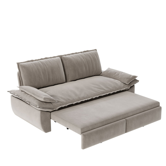 Queen Pull Out Bed, 3 In 1 Convertible Sleeper Sofa