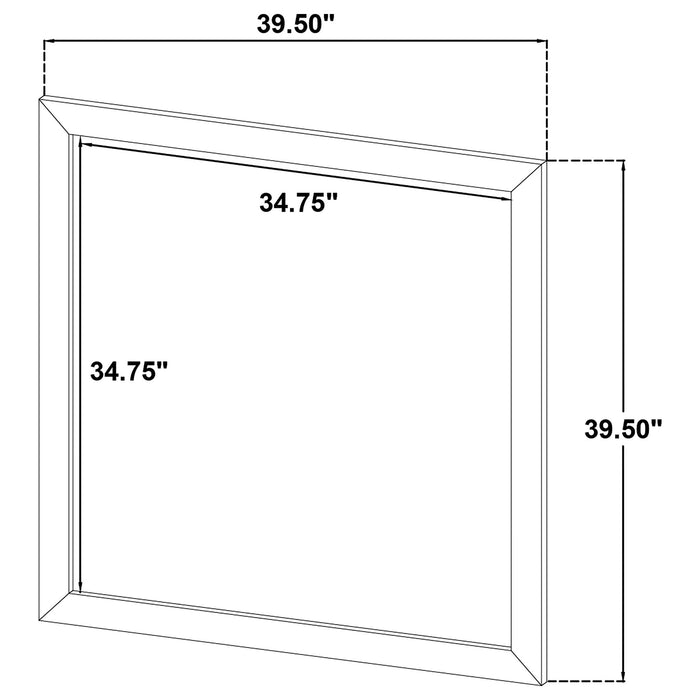 Anza - Queen Bedroom 4 Piece Set - Walnut
