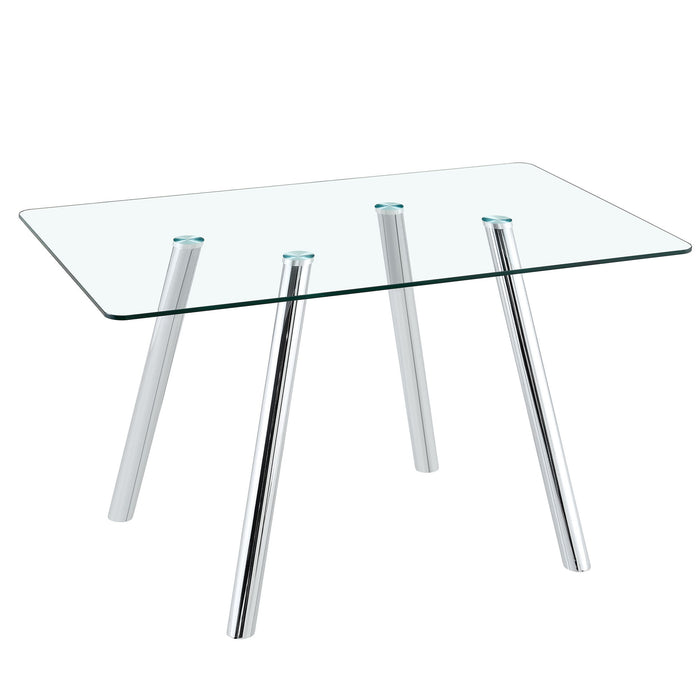 Dining Table With Transparent Surface